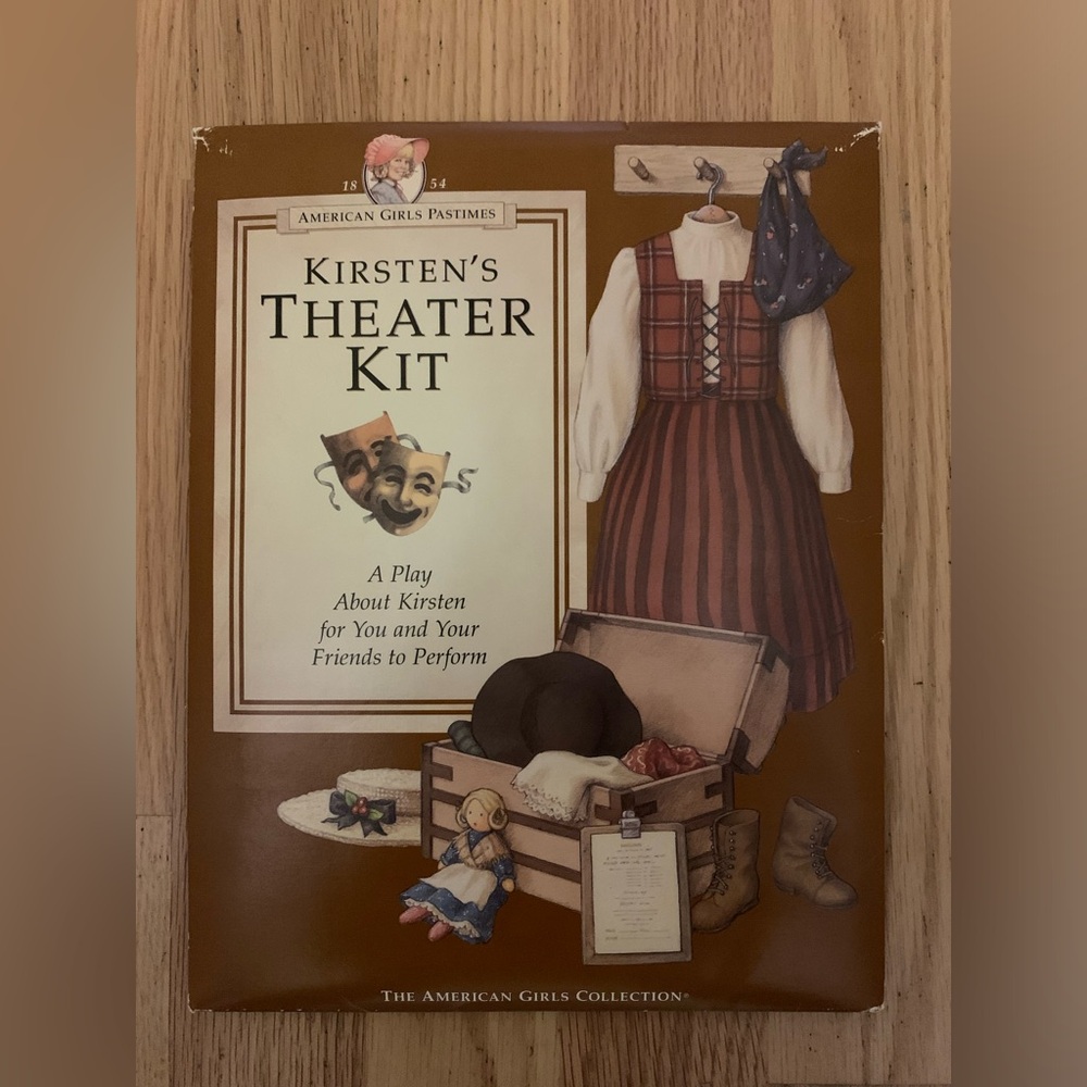 Vintage American Girl Kirsten Theater Kit Discontinued NEW